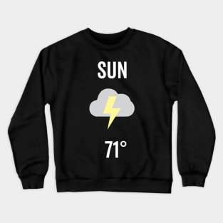 Sunday Weather Costume Crewneck Sweatshirt